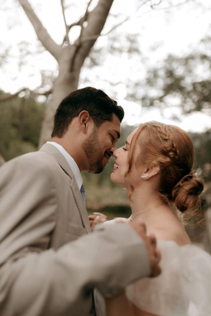 Emotional first dance at wedding reception